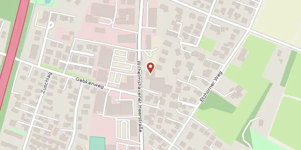 Karte der Umgebung von Wilhelmshavener Heerstr. 50, 26125 Oldenburg