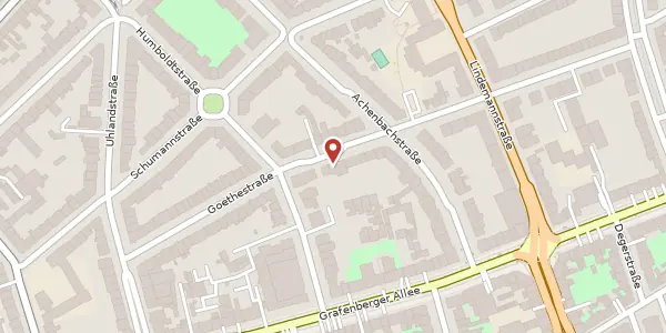Karte der Umgebung von Goethestr. 51, 40237 Düsseldorf