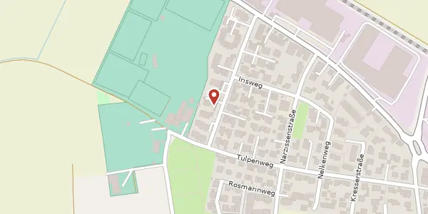 Karte der Umgebung von Gladiolenweg 17, 90768 Fürth