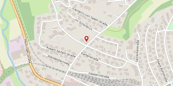 Karte der Umgebung von Eichertstraße 11, 72501 Gammertingen