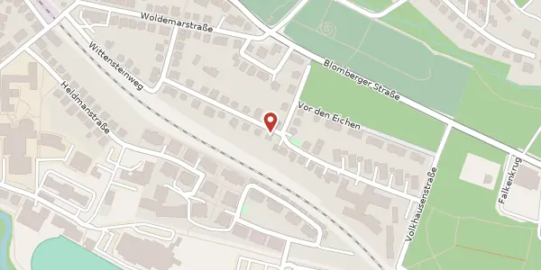 Karte der Umgebung von Oesterhausstr. 17, 32756 Detmold