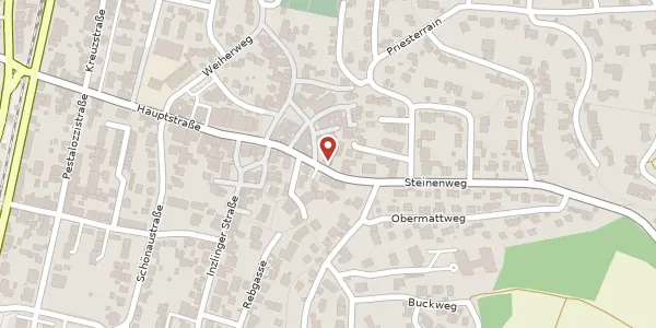 Karte der Umgebung von Hauptstraße 51, 79540 Lörrach