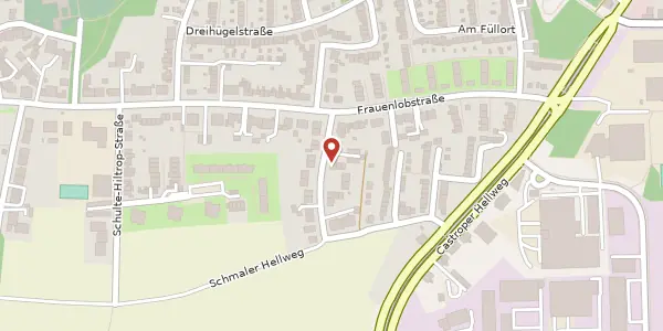Karte der Umgebung von Paul-Müller-Str. 9, 44805 Bochum