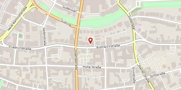 Karte der Umgebung von Bismarckstr. 16, 59065 Hamm