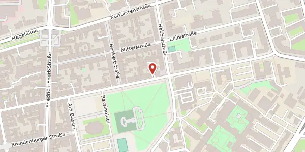 Karte der Umgebung von Gutenbergstraße 70, 14467 Potsdam