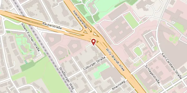 Karte der Umgebung von Willy-Brandt-Allee 4, 53113 Bonn