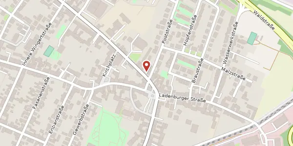 Karte der Umgebung von Wormser Straße 6, 68309 Mannheim