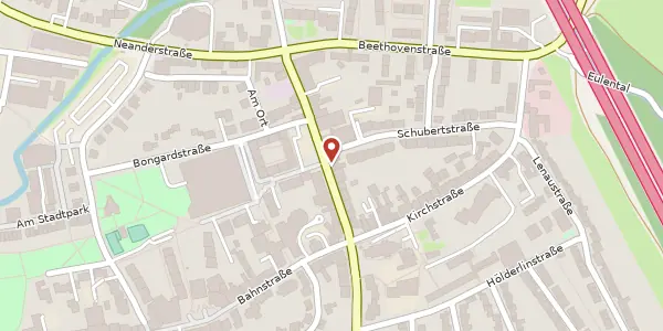 Karte der Umgebung von Kreuzstr. 18, 40699 Erkrath