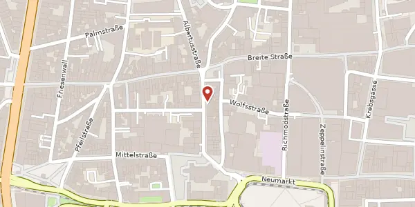 Karte der Umgebung von Apostelnstr. 32-34, 50667 Köln