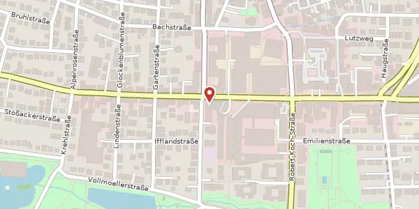 Karte der Umgebung von Hauptstraße 41, 70563 Stuttgart