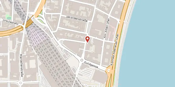 Karte der Umgebung von Johannisstr. 64, 50668 Köln