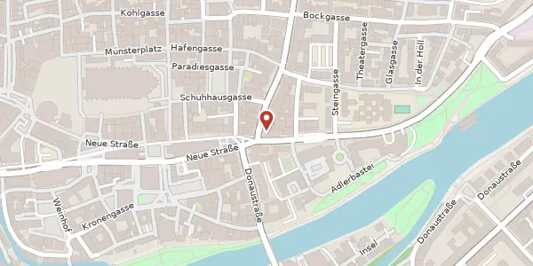 Karte der Umgebung von Frauenstraße 2, 89073 Ulm/Donau
