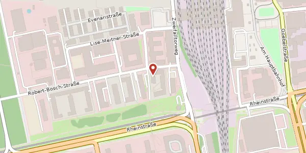 Karte der Umgebung von Robert-Bosch-Str. 24, 64293 Darmstadt