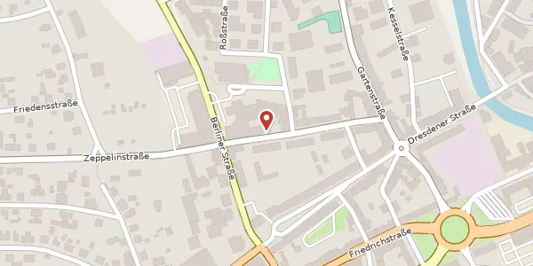 Karte der Umgebung von Leipziger Str. 6, 03130 Spremberg