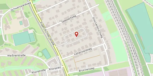 Karte der Umgebung von Harzweg 16, 34134 Kassel