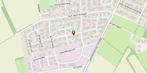 Karte der Umgebung von Heckenweg 13, 48351 Everswinkel