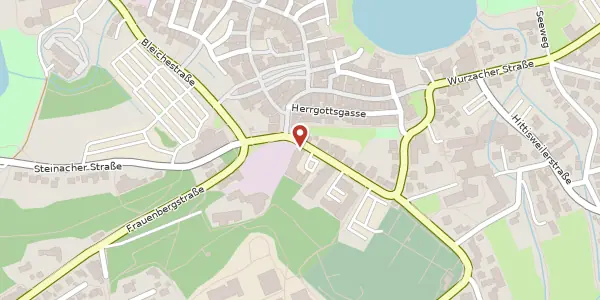 Karte der Umgebung von Friedhofstraße 4, 88339 Bad Waldsee
