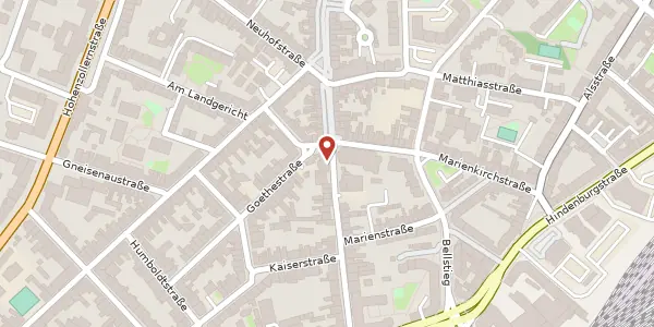 Karte der Umgebung von Eickener Str. 83, 41061 Mönchengladbach