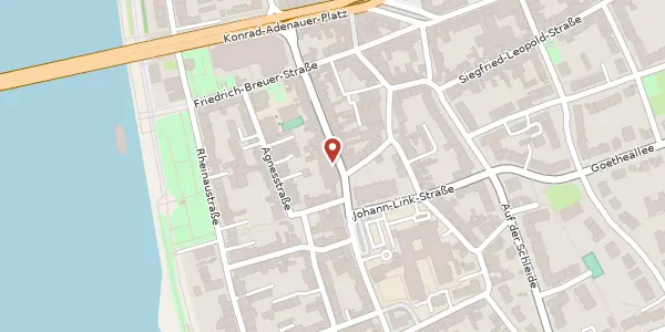 Karte der Umgebung von Hermannstr. 38, 53225 Bonn