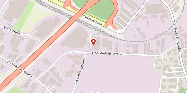 Karte der Umgebung von Lise-Meitner-Str. 24, 63457 Hanau