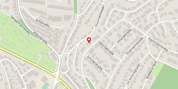 Karte der Umgebung von Ferdinand-Weerth-Str. 25, 45219 Essen