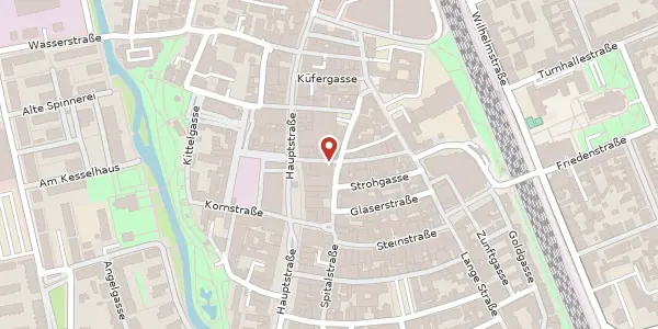 Karte der Umgebung von Metzgerstraße 4, 77652 Offenburg