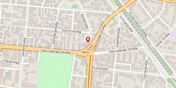 Karte der Umgebung von Paul-Göbel-Straße 1, 74076 Heilbronn