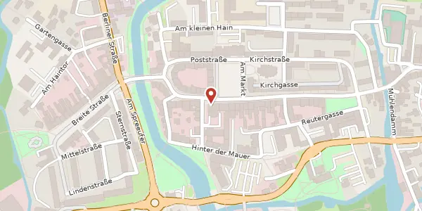 Karte der Umgebung von Hauptstr. 9/10, 15907 Lübben
