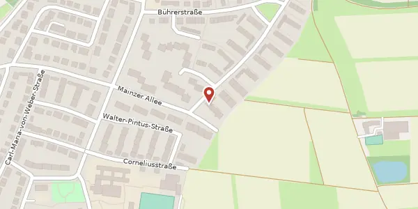 Karte der Umgebung von Waliser Straße 2/1, 71640 Ludwigsburg