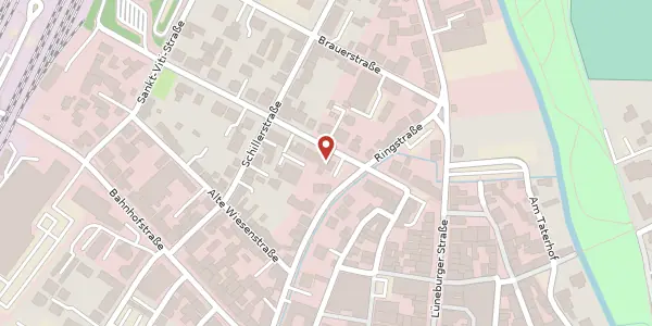 Karte der Umgebung von Hoefftstraße 30, 29525 Uelzen