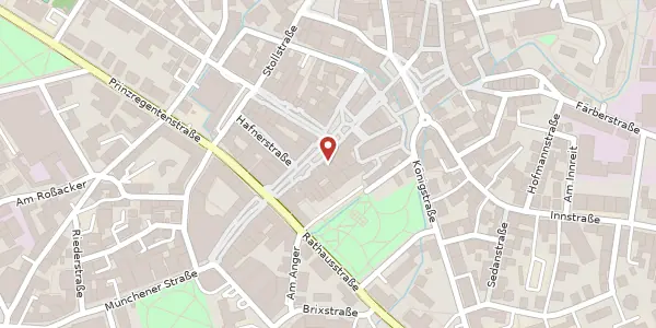 Karte der Umgebung von Max-Josefs-Platz 16, 83022 Rosenheim