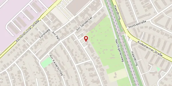 Karte der Umgebung von Finkenweg 14, 64295 Darmstadt