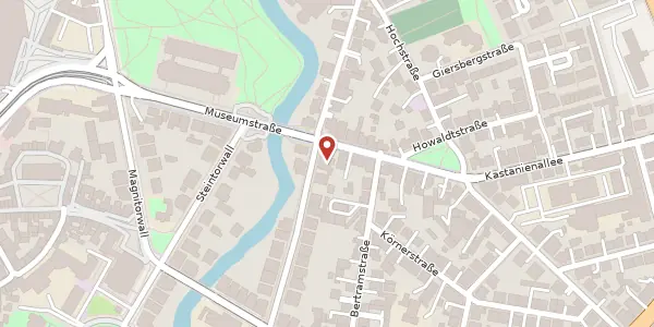 Karte der Umgebung von Adolfstraße 1, 38102 Braunschweig
