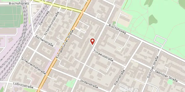 Karte der Umgebung von Förstereistraße 25, 01099 Dresden
