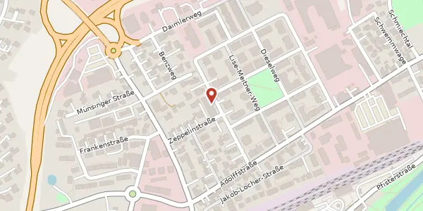 Karte der Umgebung von Otto-Hahn-Straße 48, 89584 Ehingen