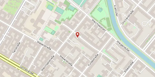 Karte der Umgebung von Ossastraße 10, 12045 Berlin