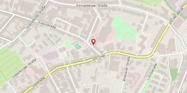 Karte der Umgebung von Kreuzstr. 8, 42277 Wuppertal