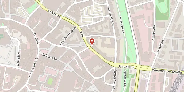 Karte der Umgebung von Mauritzstr. 4-6, 48143 Münster