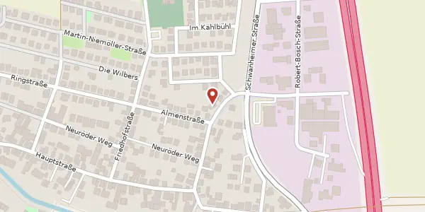 Karte der Umgebung von Schwanheimer Str. 18, 64683 Einhausen