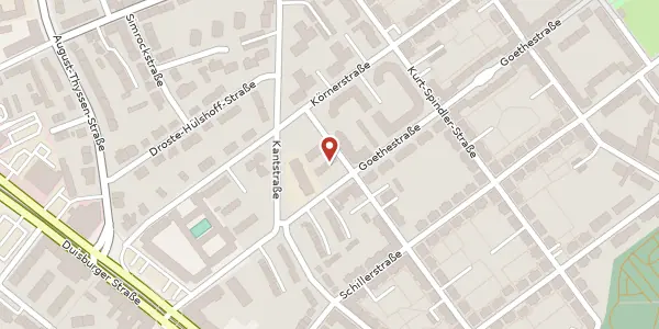 Karte der Umgebung von Goethestr. 45, 47166 Duisburg