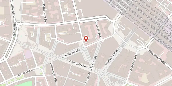 Karte der Umgebung von Schillerstraße 31, 30159 Hannover