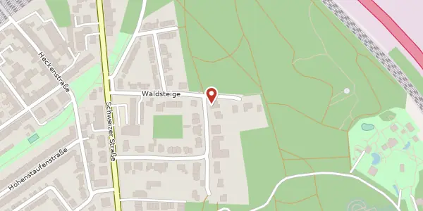 Karte der Umgebung von Kiefernweg 24, 47058 Duisburg
