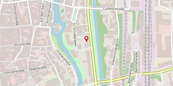 Karte der Umgebung von Schießgrabenstraße 8 / 9, 21335 Lüneburg