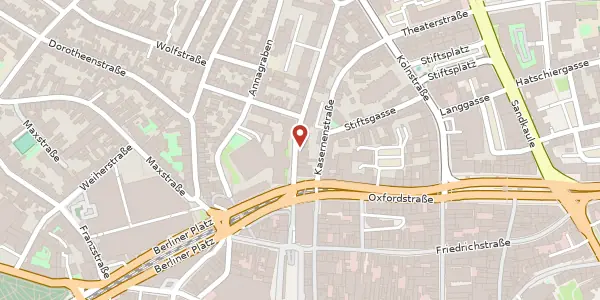 Karte der Umgebung von Wilhelmstr. 30, 53111 Bonn