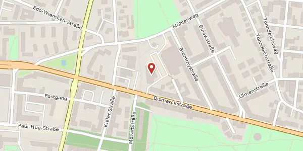 Karte der Umgebung von Bismarckstr. 141, 26382 Wilhelmshaven
