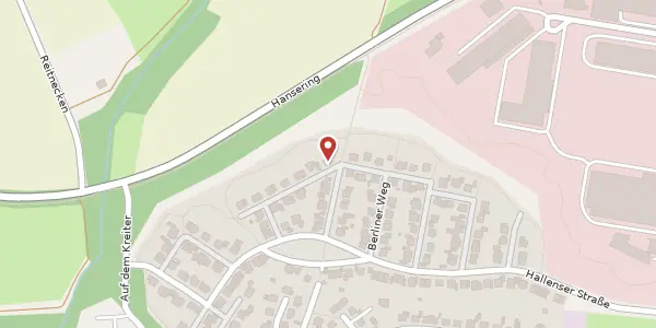 Karte der Umgebung von Rostocker Weg 21, 59457 Werl