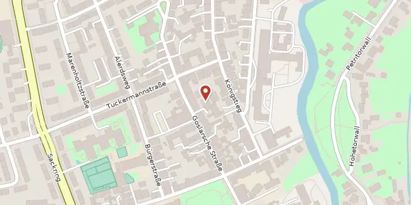 Karte der Umgebung von Goslarsche Straße 82, 38118 Braunschweig