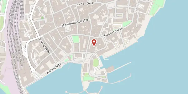 Karte der Umgebung von Burggasse 1, 88131 Lindau