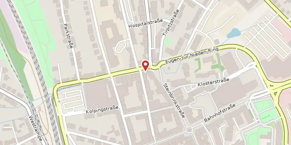 Karte der Umgebung von Brandenburger Str. 1, 46145 Oberhausen
