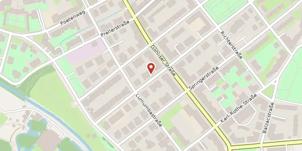 Karte der Umgebung von Trufanowstraße 29, 04105 Leipzig